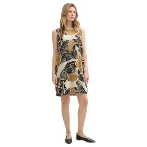 Платье Tom Tailor Easy sleeveless short, бежевый