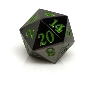 Металл d20 — Бронзовая сталь со змеиной кровью, Dice - Metal Single Dice (Easy Roller Dice)