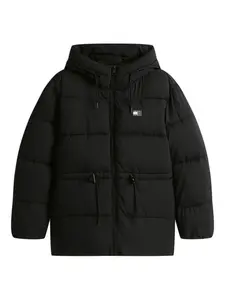 Куртка с капюшоном на шнурке Tommy Jeans, черный