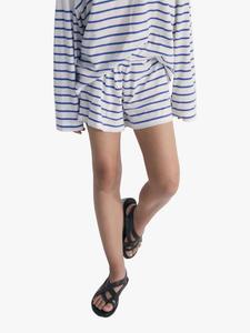 Детские хлопковые полосатые шорты Komotini The New Society, Cobalto