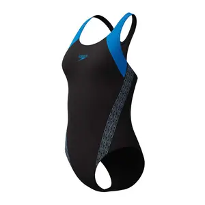 Купальник Speedo Hyperboom Splice Laneback, черный