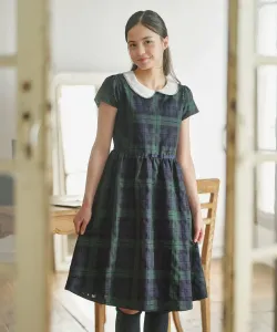 Классическое клетчатое платье 150-170 см Suite Kids, цвет Green 3[360]