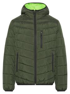 Куртка межсезонная CHIEMSEE, неоново-зеленый/темно-зеленый