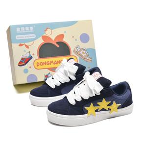 Anime story Скользоустойчивые износостойкие легкие дышащие низкие скейтерские кроссовки унисекс бело-сине-красные, цвет White Blue Red