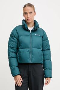 Куртка Puffect Colorblock Columbia, бирюзовый