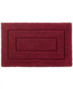 Фирменные коврики для ванной из 100% хлопка Cassadecor, красный