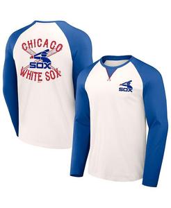 Мужская футболка Darius Rucker Collection белого, темно-синего цвета с реглан Chicago White Sox Team Color Fanatics, мультиколор