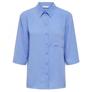 Рубашка Jdy Divya 3/4 sleeve, синий