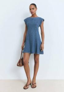 Платье Mango Denim dress, Blue