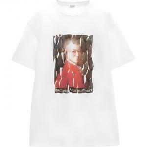 Хлопковая футболка LOEWE, белый