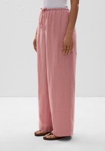 Брюки LINEN STRAIGHT-LEG OYSHO, цвет Mottled Pink