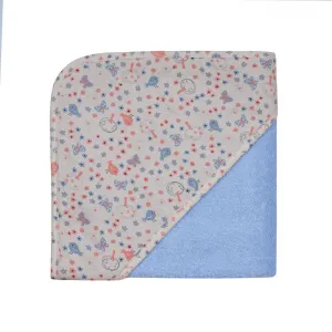 Полотенце с капюшоном Vogel sky Kapuzenbadetuch 80/80 верхняя часть капюшона из печатного однослойного трикотажа Wörner, Sky