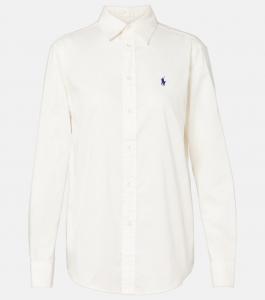 Хлопковая рубашка Polo Ralph Lauren, Trophy Cream