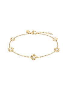 s.Oliver Браслет на лодыжку в виде золотого жемчужного цветка
