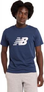 Мужская спортивная футболка New Balance с логотипом, Nb Navy