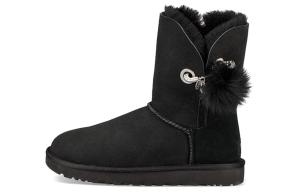 Зимние ботинки женские среднего размера черного цвета Ugg