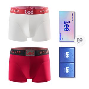 Классические 101 трусы мужские подарочный набор из 2 полосок Lee, красный