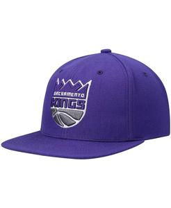 Мужская фиолетовая кепка Sacramento Kings Ground 2.0 Snapback Mitchell & Ness