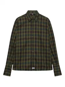 Клетчатый топ с длинными рукавами Gcds, зеленый