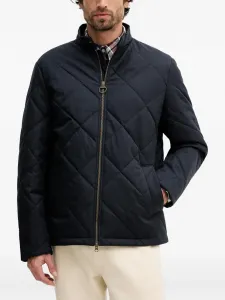 Стеганая куртка харрингтон City Barbour, синий