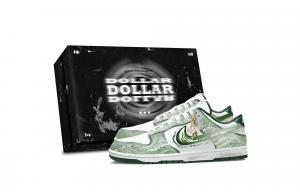 Кроссовки dunk low top skateboard unisex Nike, зеленый