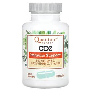 Добавка Quantum Health CDZ Immune Support, 60 капсул