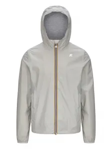 Куртка с капюшоном и принтом логотипа Джека K-Way, серый