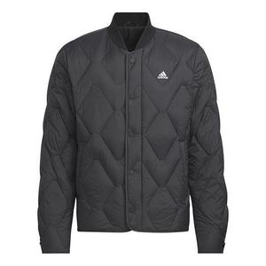 Куртка adidas Regular Varsity Down Jacket 'Black', черный