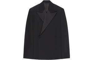 Givenchy Пиджак с острыми лацканами однобортный шерстяной, Black