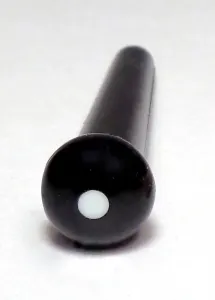 Штифты для моста Takamine / TGP0990 Черные с белой точкой / НАБОР из 6 шт.