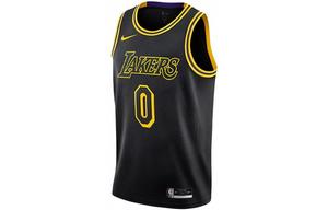 Баскетбольная майка мужская черно-желтая Nike