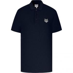 Рубашка поло мужская темно-синяя Kenzo, темно-синий