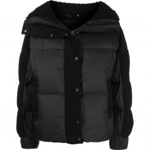 Пуховик Elmira с панелями из вельвета Moose Knuckles, черный