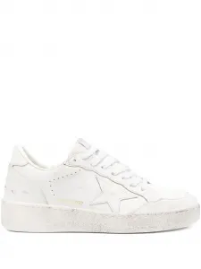 Кожаные кроссовки Ball Star GOLDEN GOOSE, белый