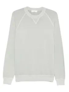 Хлопковый свитшот с рукавами реглан Filippo De Laurentiis, серый