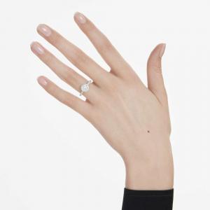 Кольцо-Солитер Eternity Halo Swarovski