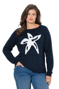 LAURASØN Свитер в цвете Marine Blue