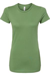 Женская облегающая футболка BELLA + CANVAS, цвет leaf