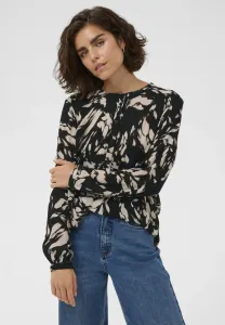 Блузка kapollie Kaffe, Black/Gray Graphic