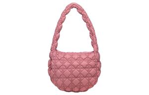 CARLYN Нейлоновая сумка через плечо большая женская розовая, Rose Pink