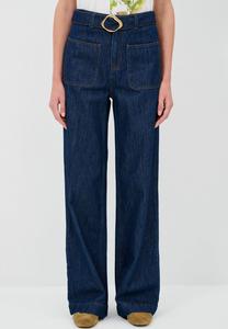 Джинсы свободного кроя BUCKLE DETAILED   adL, темно-синий