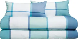 Комплект постельного белья Value Pack, 4 предмета, синий: 2 x 155 x 200 см + 2 x 40 x 80 см Erwin Müller