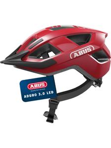 ABUS Велосипедный шлем Aduro 3.0 LED, темно-синий