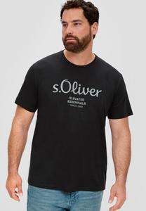 Футболка с логотипом s.Oliver, черная
