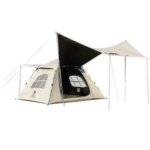 Палатка для кемпинга с ручной установкой, одна спальня и одна гостиная, уличная автоматическая палатка CAMEL