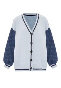 Вязаный кардиган SANIKA, цвет Light blue/Dark blue