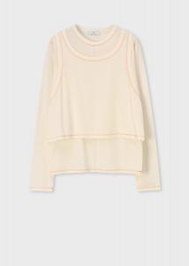 Женская многослойная прозрачная блузка