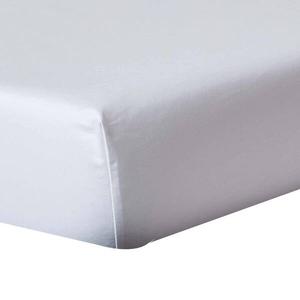 Простынь на подгонке Homescapes Fadendichte 1000, 120x1x190 см, белый