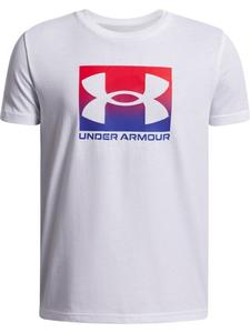 Футболка спортивная "Boxed Sports Update T-Shirt" белого цвета Under Armour