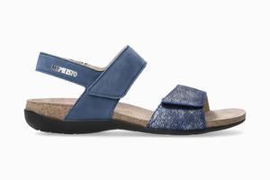 Women's Agave Walking Sandal In Denim MEPHISTO, Denim